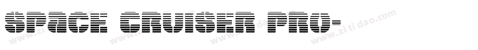 Space Cruiser Pro字体转换